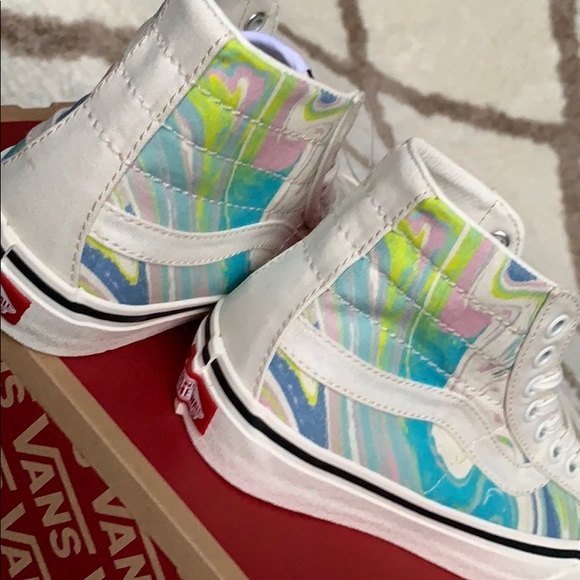 VANS SK8-Hi 138 DECON RESIN SWIRL Marshmal men’s - Picture 9 of 16